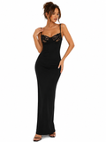 Women's Lace Bodycon Maxi Dress