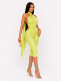 Women's Slim Fit Bandage Jumpsuit