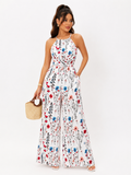 Women's Floral Print Summer Jumpsuit