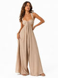 Women's Casual Wide-Leg Jumpsuit