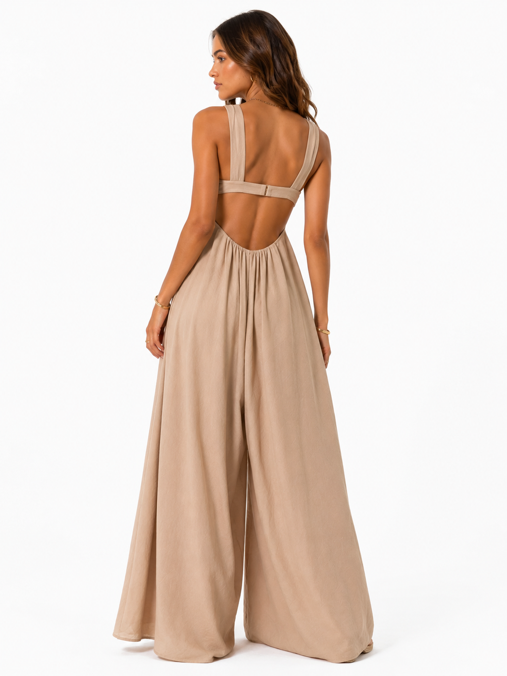 Women's Casual Wide-Leg Jumpsuit
