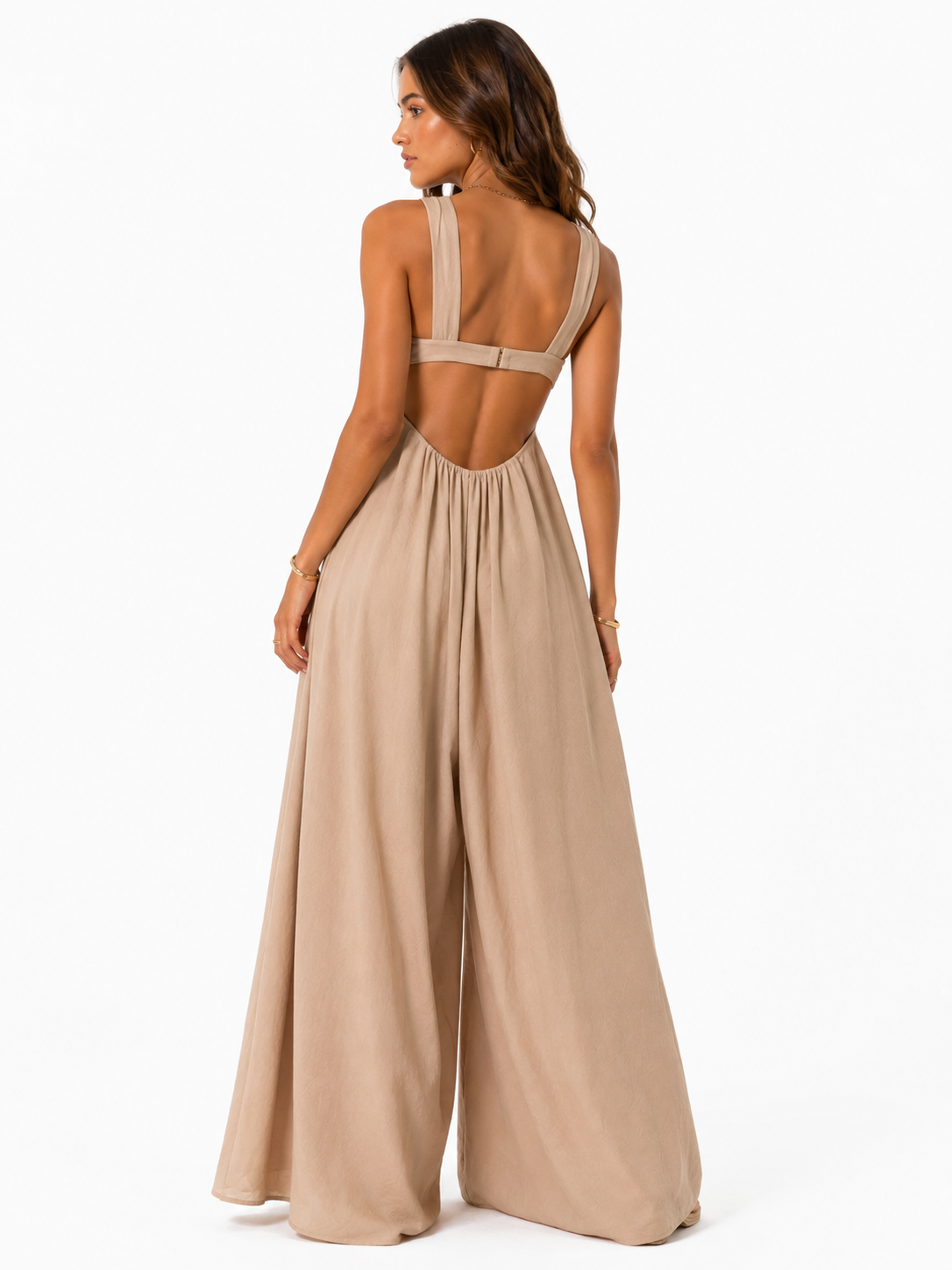 Women's Casual Wide-Leg Jumpsuit