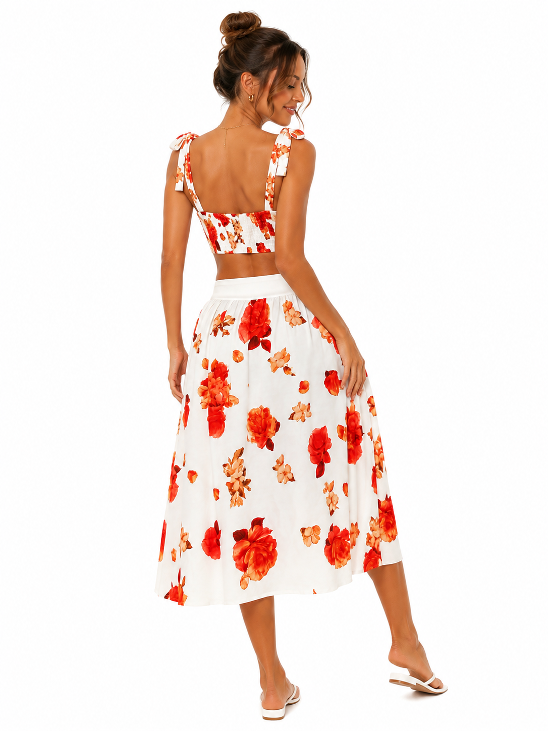 Women's 3-Piece Floral Print Bikini Set